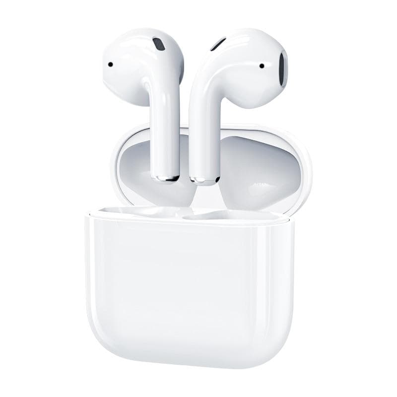 Wireless Bluetooth Earbuds Touch Control Headset Professional Gaming Music Earphones Waterproof Headphones with Charging Case white