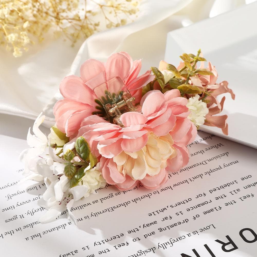 Flower Clip for Hair Large Hair Clip Barrette Banana for Hair Claw Clip Ladies Hairpins for A Woman Korean Accessories JZ093