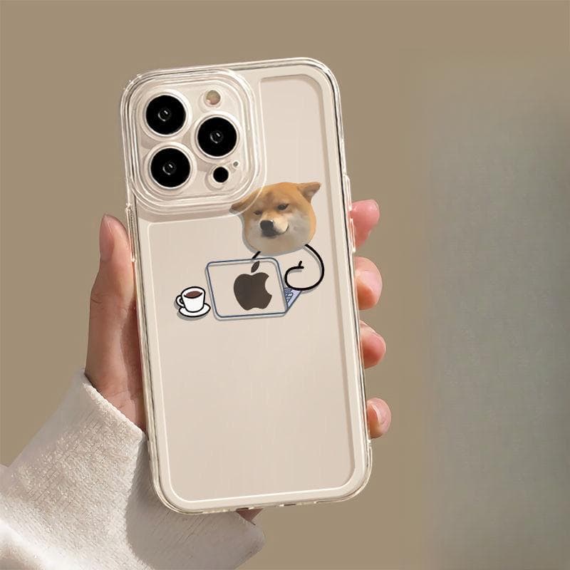 Cat and Dog Couple Cute Pets Suitable for Apple IPhone 16 Promax Phone Case 15/14 Protective Case 13 Apple 11promax