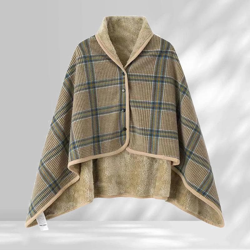 Versatile Shawl Blanket: A-Type Warm Double-Layer, Thick Office Nap Cover 100x140 cm