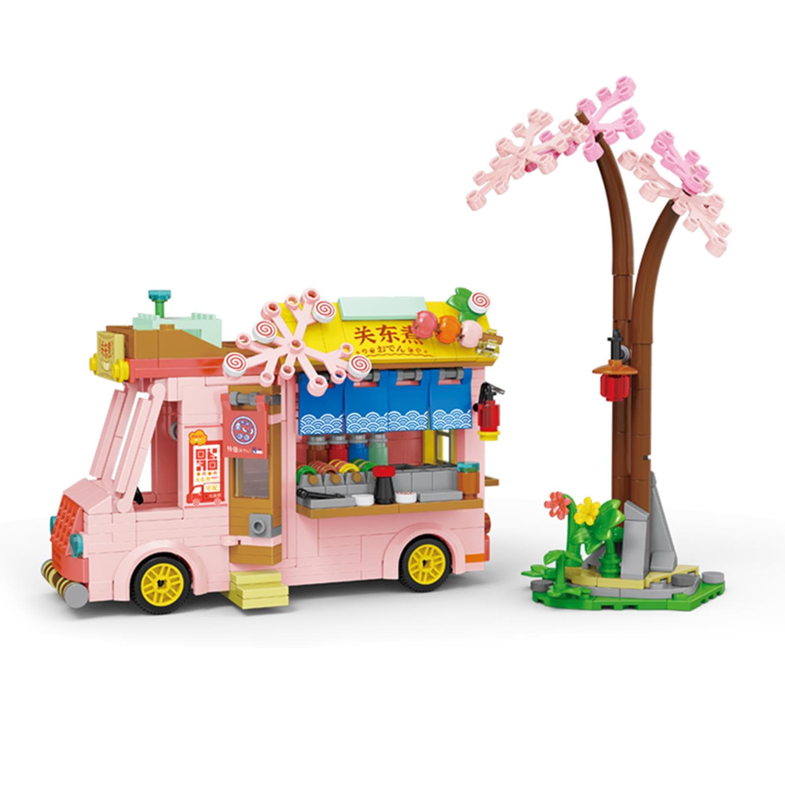 Kids Building Blocks Bricks Girls Toys Puzzle Gift Snack Truck Model Christmas Gift ParentChild Toy type 1