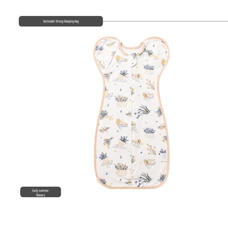 Newborn Anti-Startle Swaddle Sleeping Bag with Stretch Sleeves M/64CM