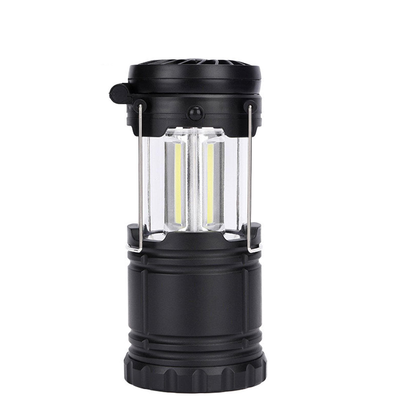 1 Pack LED Camping Lantern Collapsible 250LM Lanterns with Fan Suitable Survival Kits for