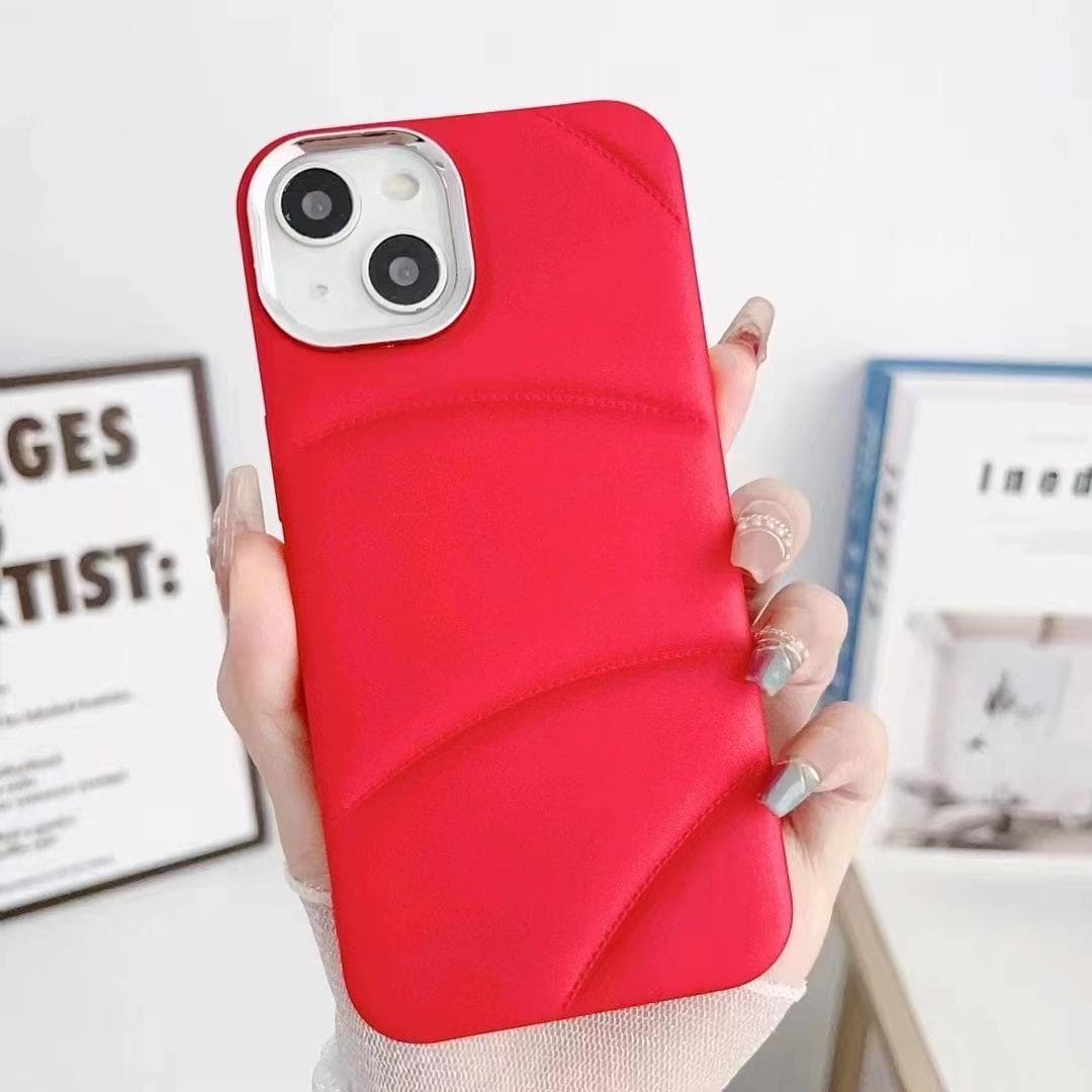 Applicable To Apple 15 Liquid Mobile Phone Case IPhone 11 Electroplated 14 Down Jacket Case Pro Max Protection 12 Sets 13 Apple 11promax