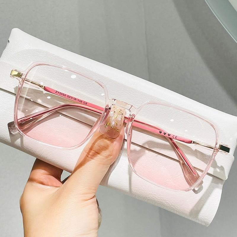 Vintage Oversized Square Sunglasses Women Men Classic Big Frame UV400 Luxury Designer Eyeglasses Trendy Sun Glasses 1PC