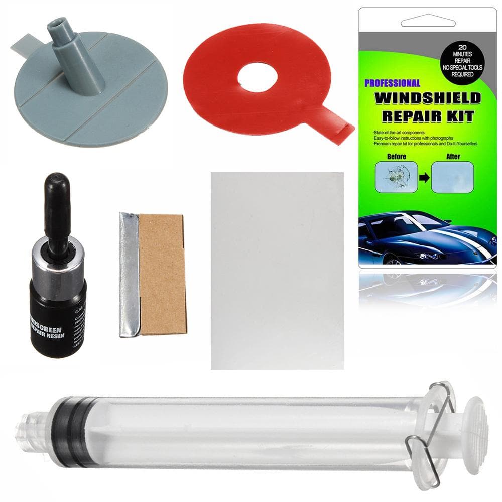 Windshield Repair Kit DIY Car Window Windscreen Glass Scratch Repair Sets for Fix Auto Glass