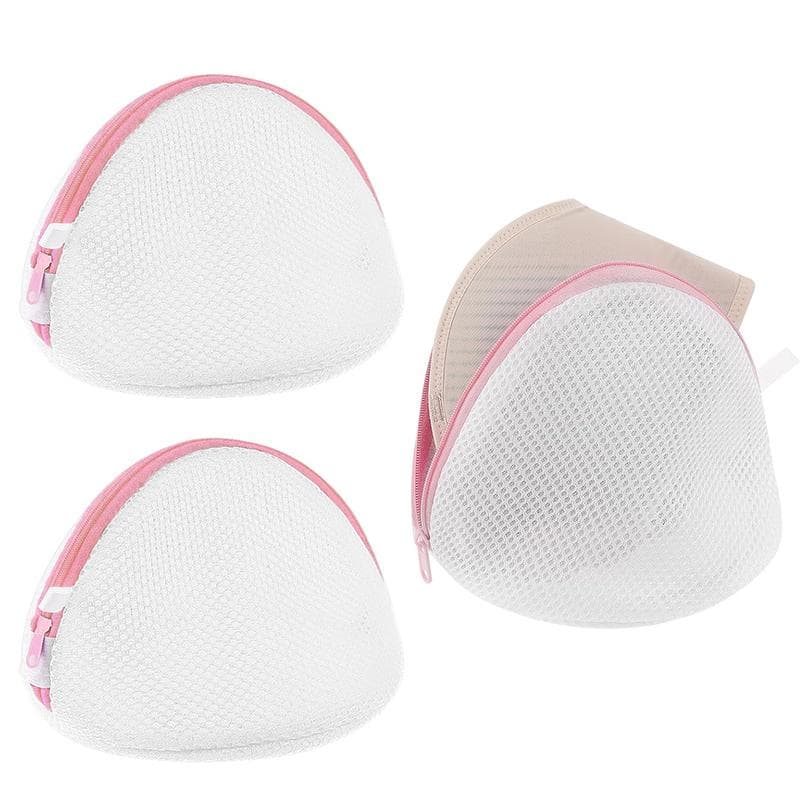 3 Pack Bra Washing Bag For Laundry, Mesh Wash Bag For Bras with Zipper, Women Lingerie Bags Wash For Washing Delicates 3Pcs