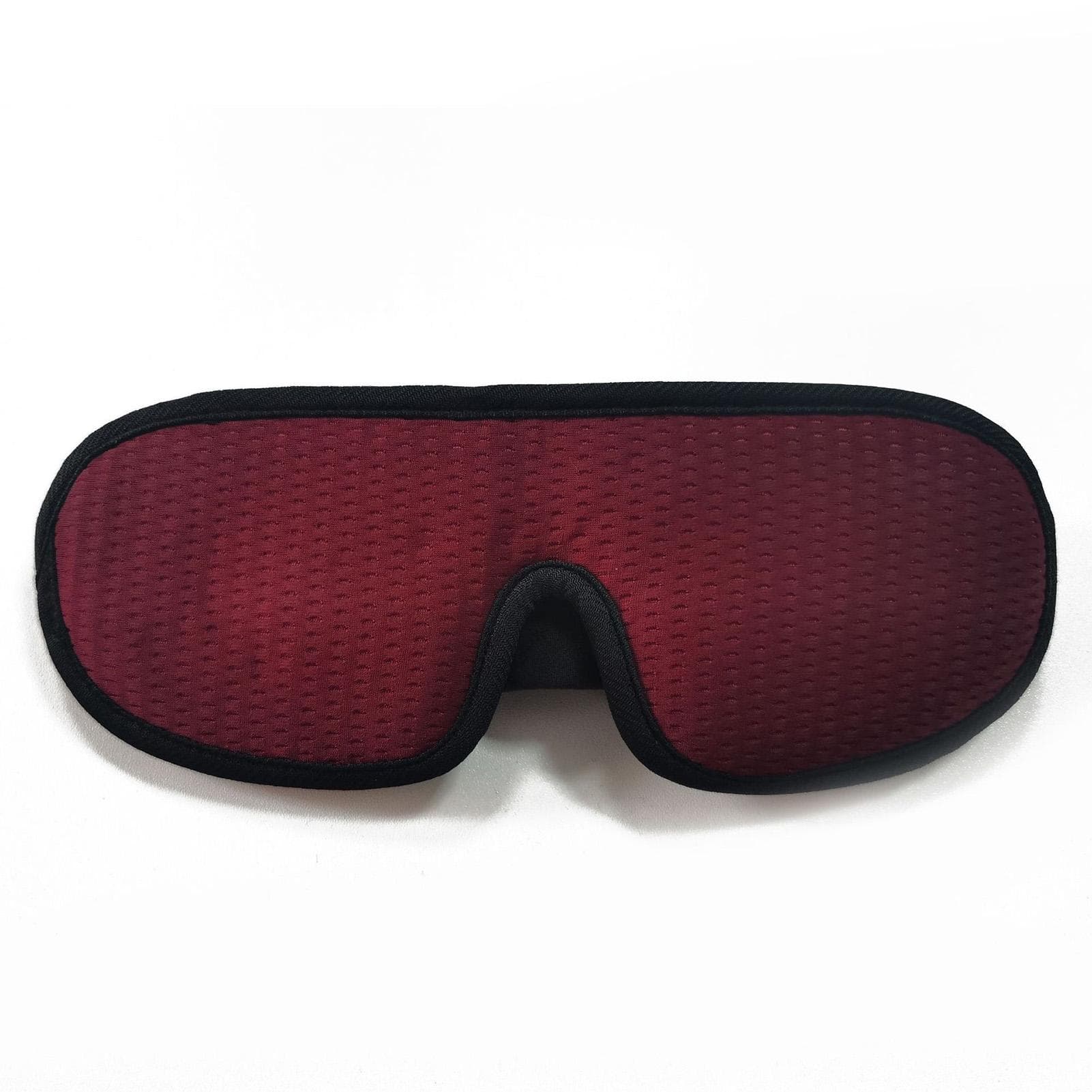 3D Sleep Eye Cover Stress Relief Relax Lightproof with Adjustable Strap Soft Sleeping Eye Cover fuchsia