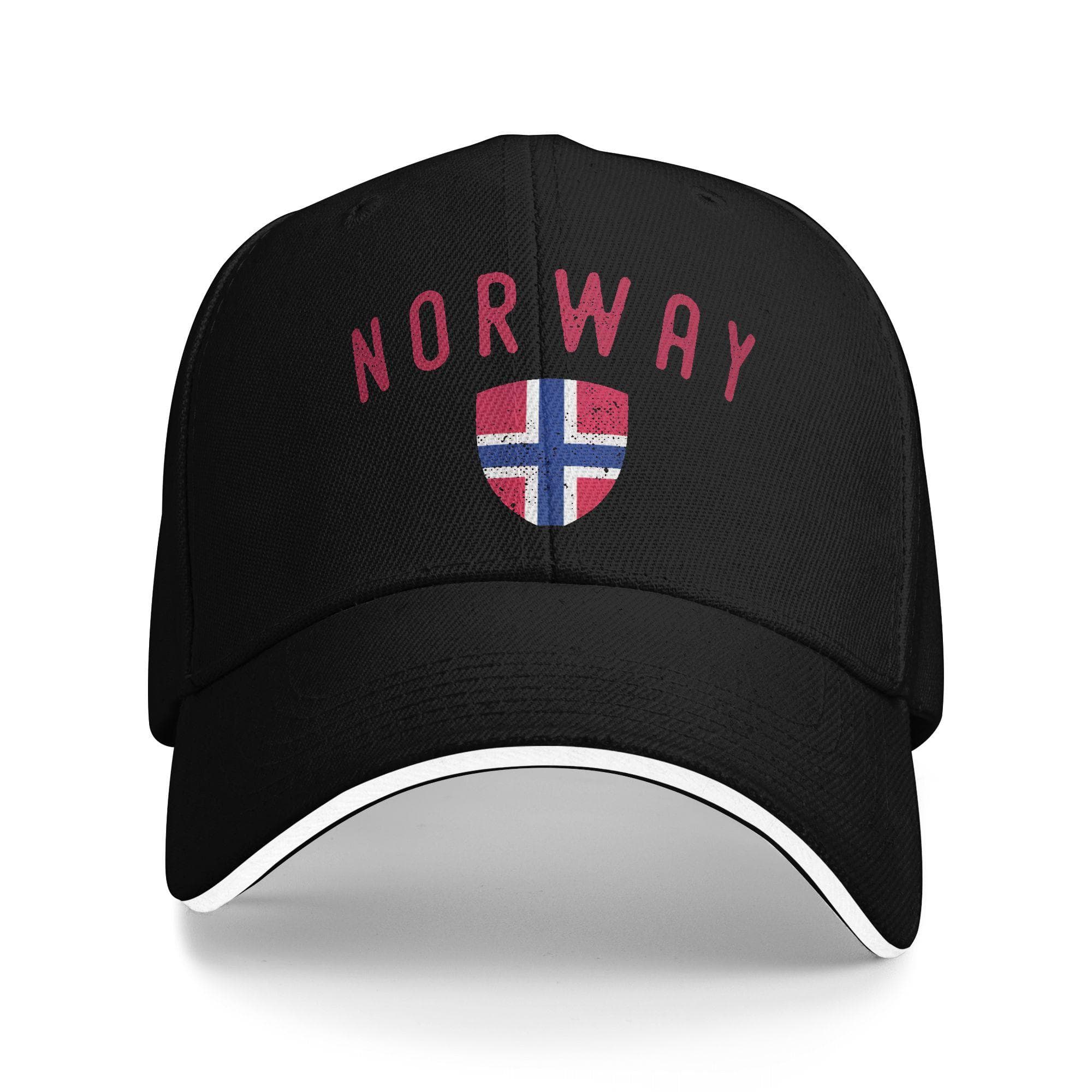 Summer Norway Shield Baseball Cap Outdoor Sport Classic Print Sun Hip Hop Hats Unisex Adult Dropshipping Baseball Caps One Size