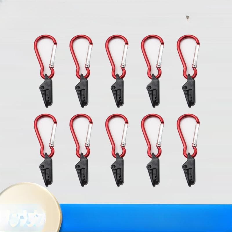 Tent Clamps Plastic Tarp Clips Alligator Clip Hook Canvas Tighten Tool Anchor Gripper Outdoor Camping Tents Accessory black
