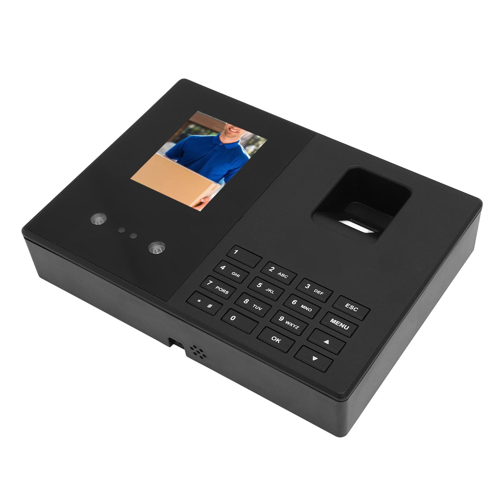2.8 Inch Attendance Machine 3 in 1 Fingerprint Palm Vein Face Recognition Time Clock for Office US Plug