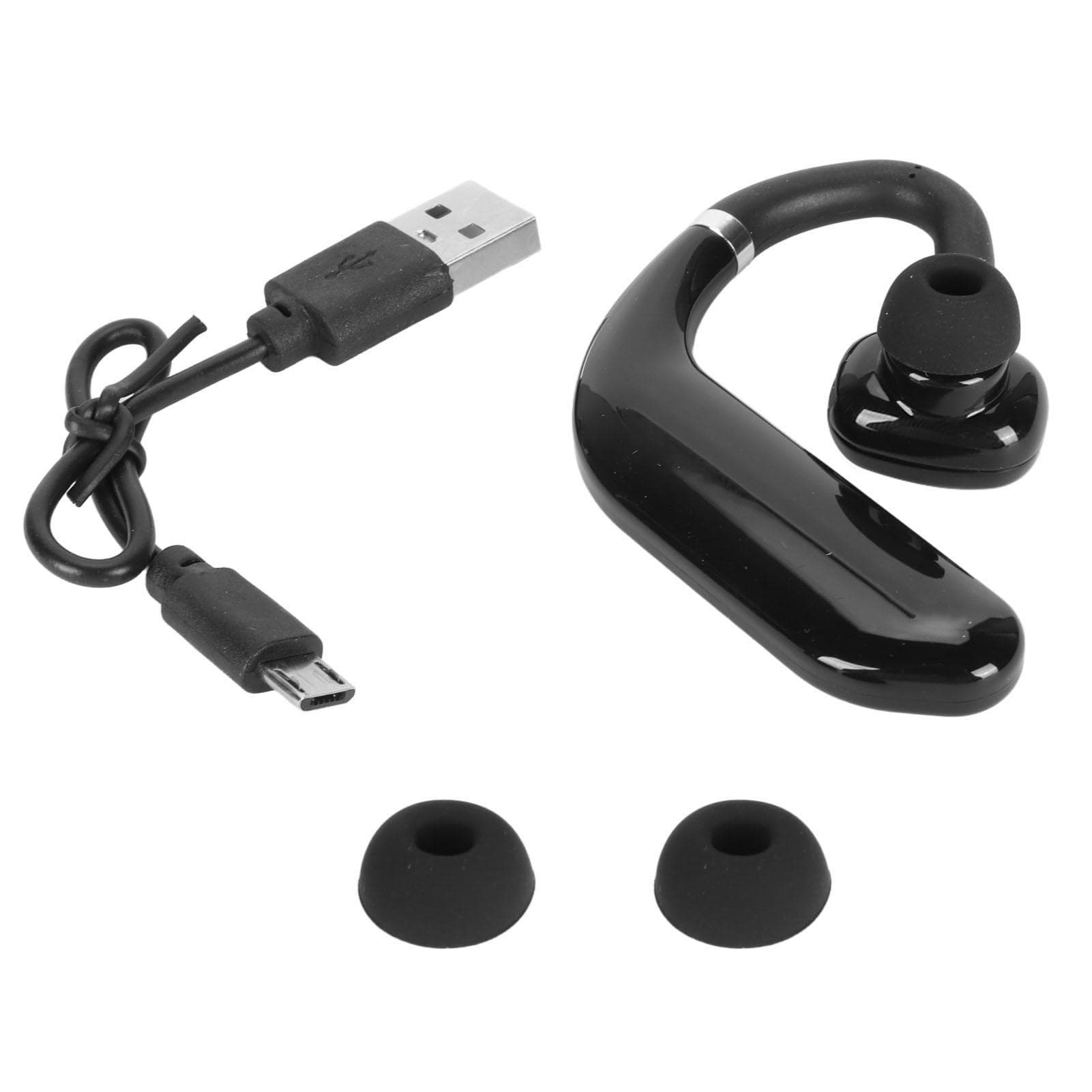Bluetooth 5.0 Headset Stereo Sound Noise Reduction Lightweight Hands Free Wireless Bluetooth Single