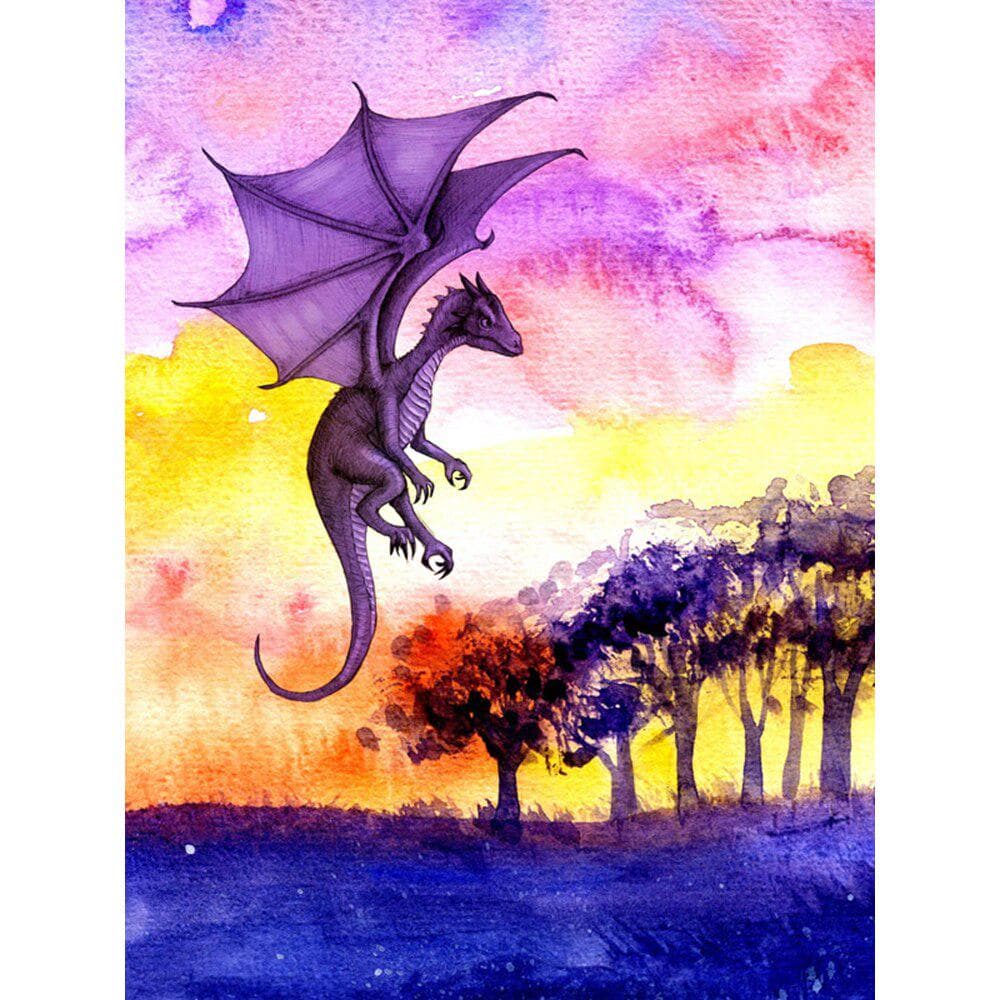 Diamond Painting Dragon Diamond Embroidery Animal Crystal Mosaic Diamond Art Embroidery Cross Stitch 20X30CM