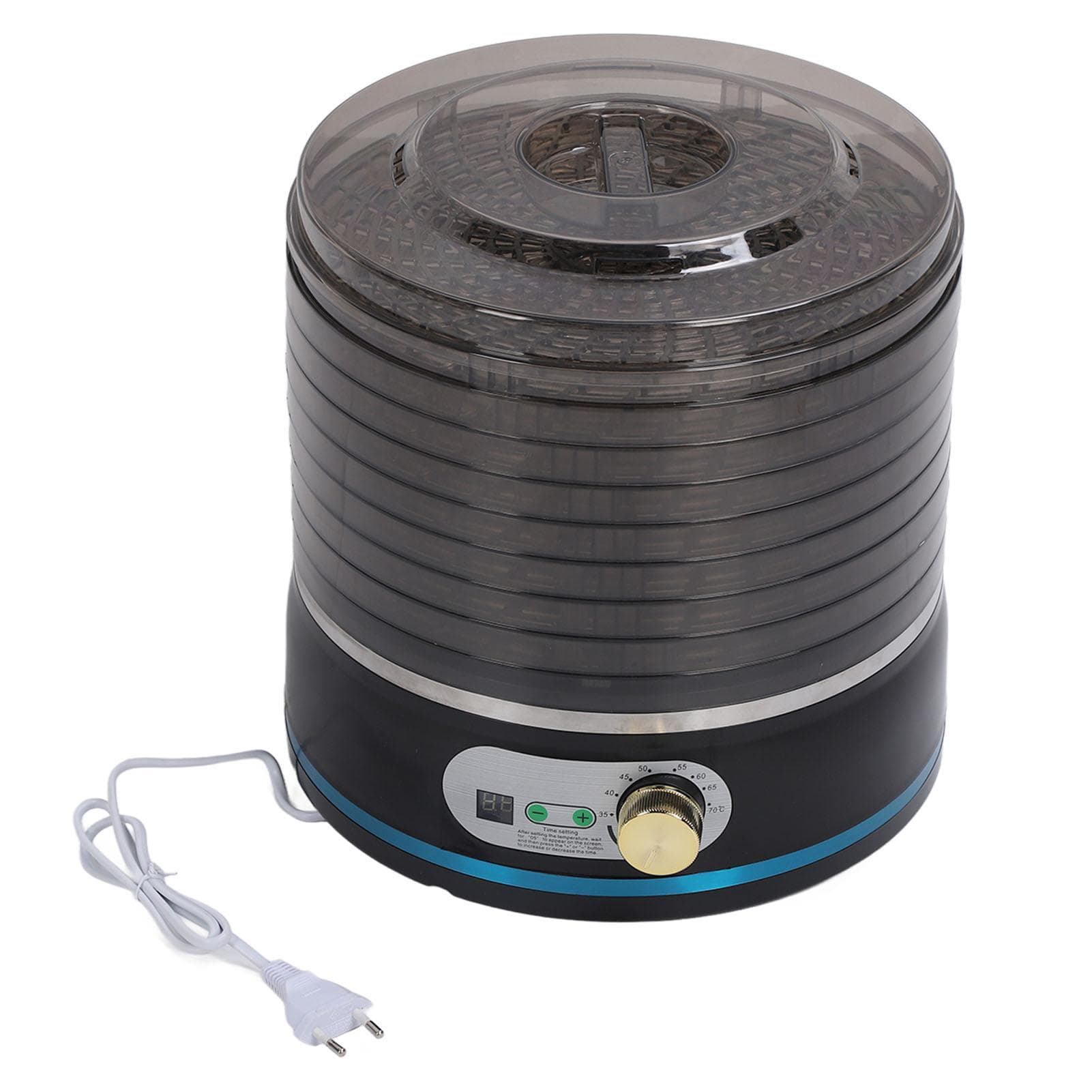 Black 8 Layers Food Dehydrator Machine DIY Food Fruit Dehydrator Electric Food Dryer Machine L