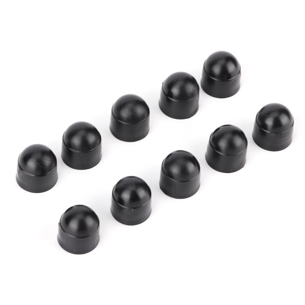 10pcs M6 Plastic Hex Screws Nuts Head Cap Cover Kit Fit for JDM Car