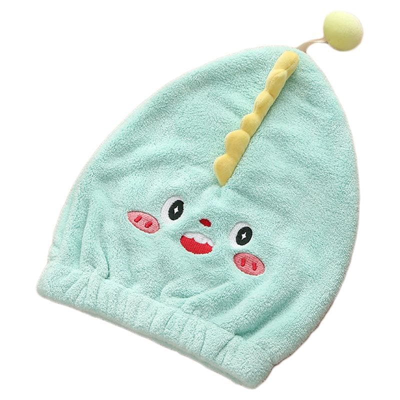 Hair Drying Caps Ultra Absorbent Microfiber Shower Wrap Towels Soft Cute Cartoon Quick Drying Bath