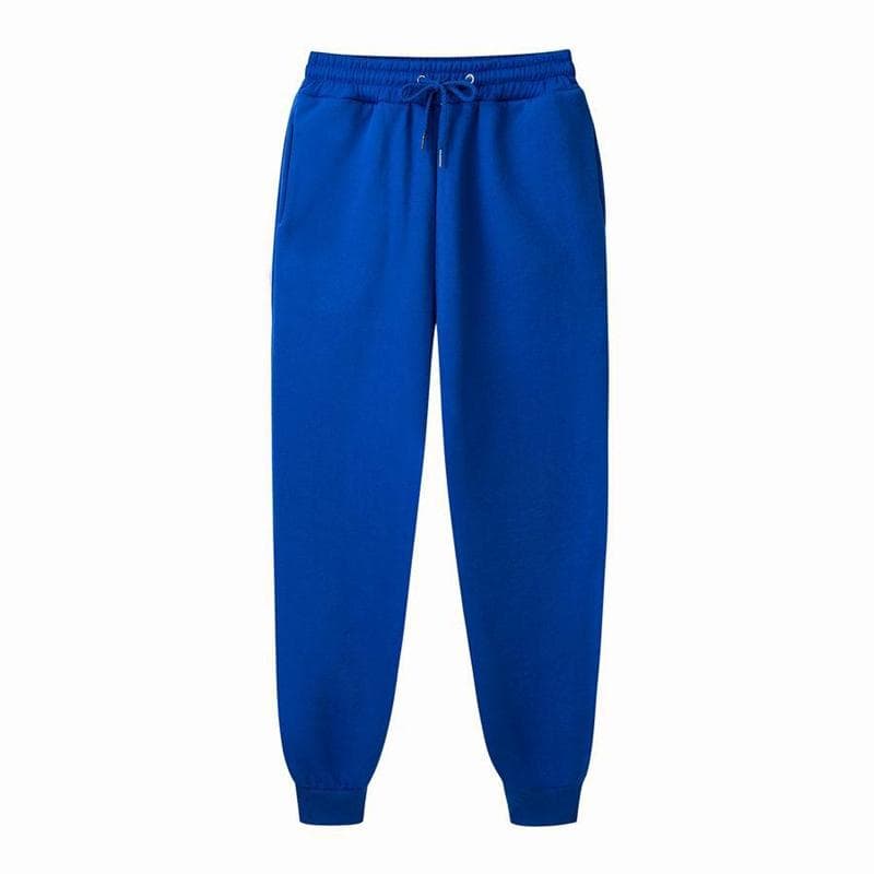 New Men Joggers Brand Male Trousers Casual Pants Sweatpants Jogger 13 Color Workout Sweatpants XXXL blue