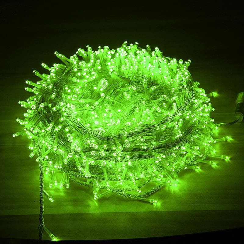10-30M Led Fairy String Lights Christmas Tree Decorations Indoor Xmas for Garden Outdoor Waterproof Party Festoon 30M 300LED-EU Plug green