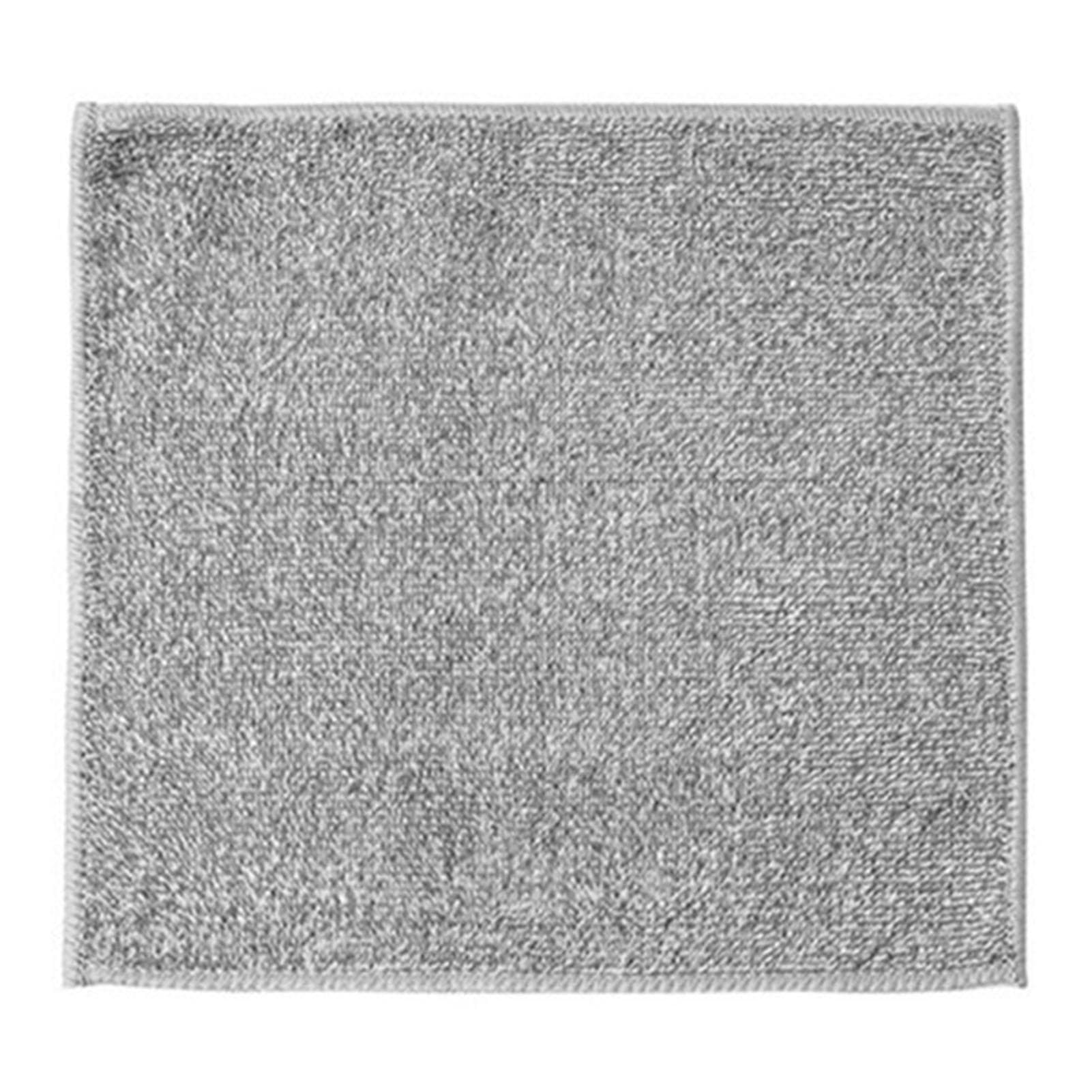 Dish Cloth Thickened Absorbent Bamboo Fiber Reusable Dish Rag for Handwashing Household Cleaning 25x25cm / 9.8x9.8in