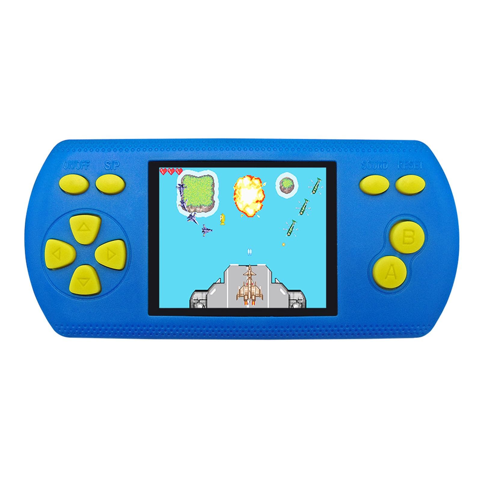 Handheld Games Console for Kids Adults Retro Game Player 200 Classic Games 16 Bit 2.2-inch Color dark blue