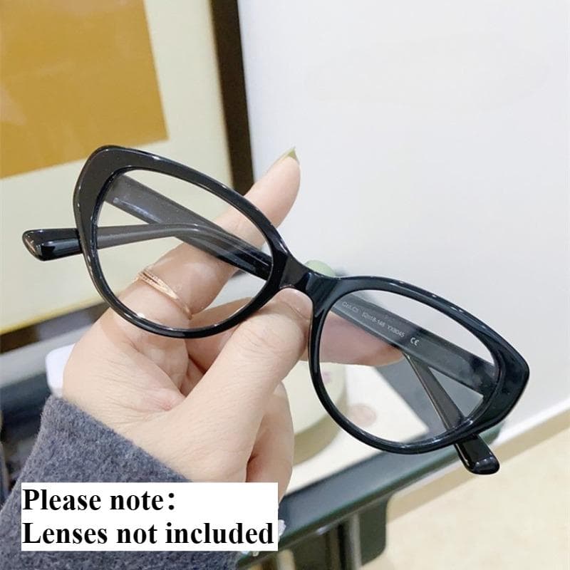 New Retro Cat-eye Frames Sweet Elegant Comfortable Durable Women's Style Without Lenses