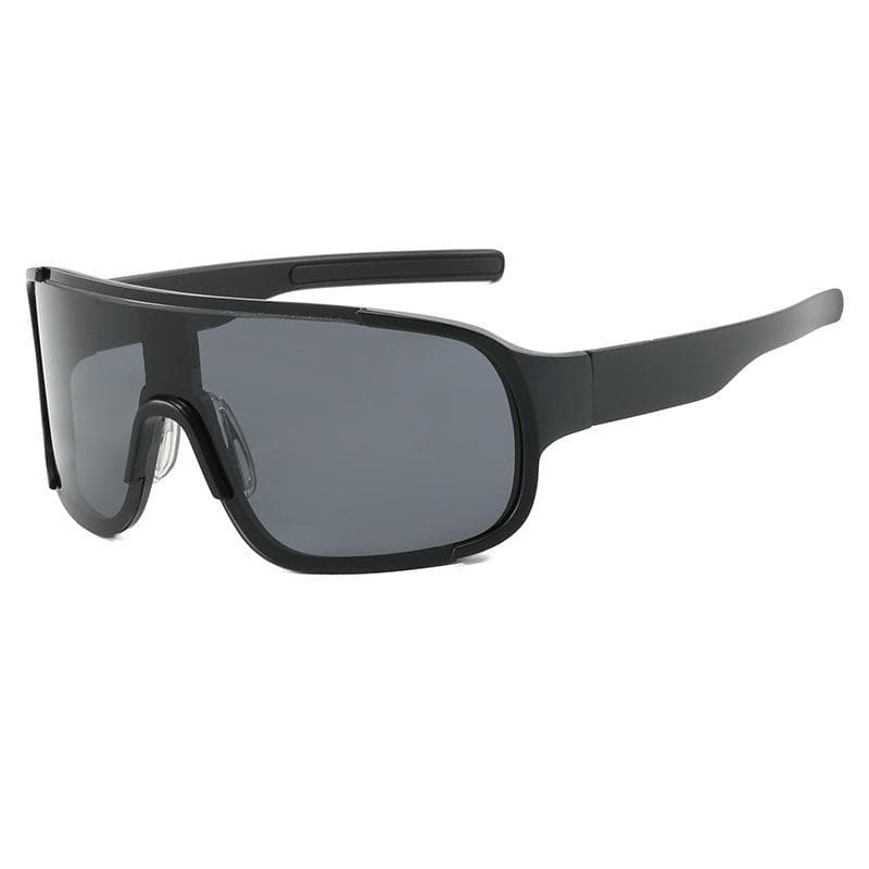 New Style Outdoor Sports Cycling Glasses Anti Wind Dazzle White Mercury Sunglasses for Climbing Sun Shading One Piece