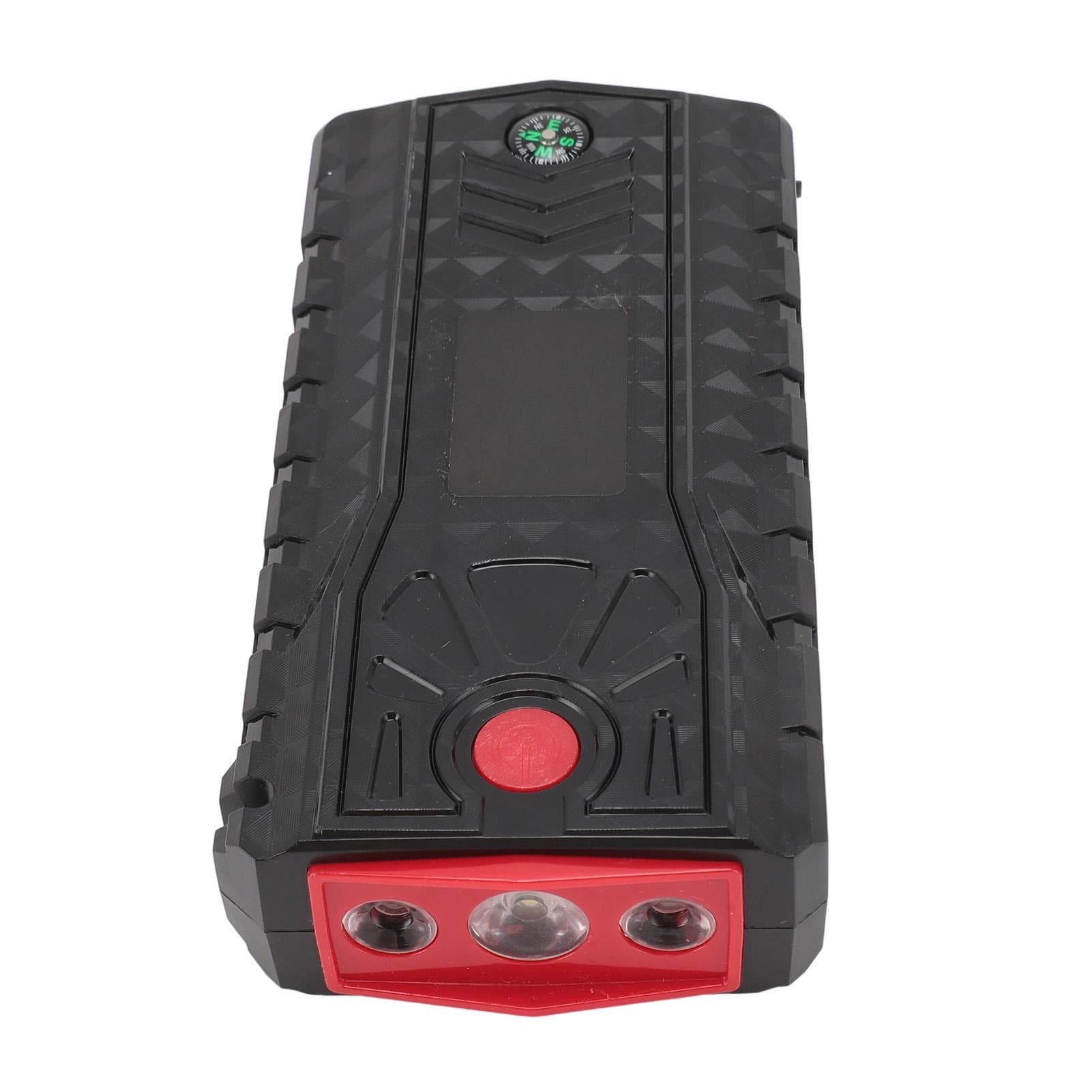 Car Battery Jump Starter 4USB Fast Charging 12V Battery Booster Pack with Wall Charger Built in LED EU Plug