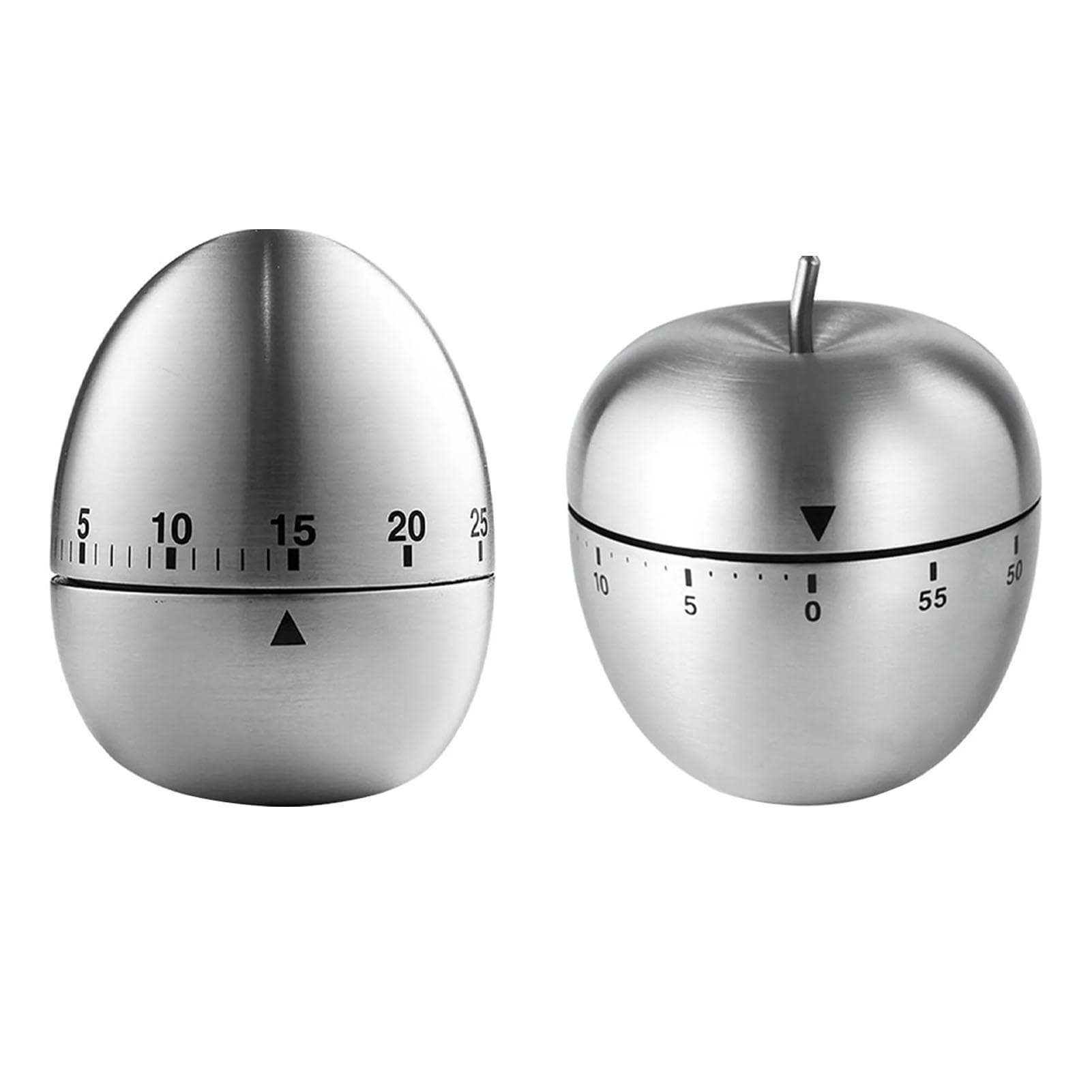 Kitchen Timer Egg Fruit Style Stainless Steel Stable 70 Decibels Waterproof Cooking Timer for