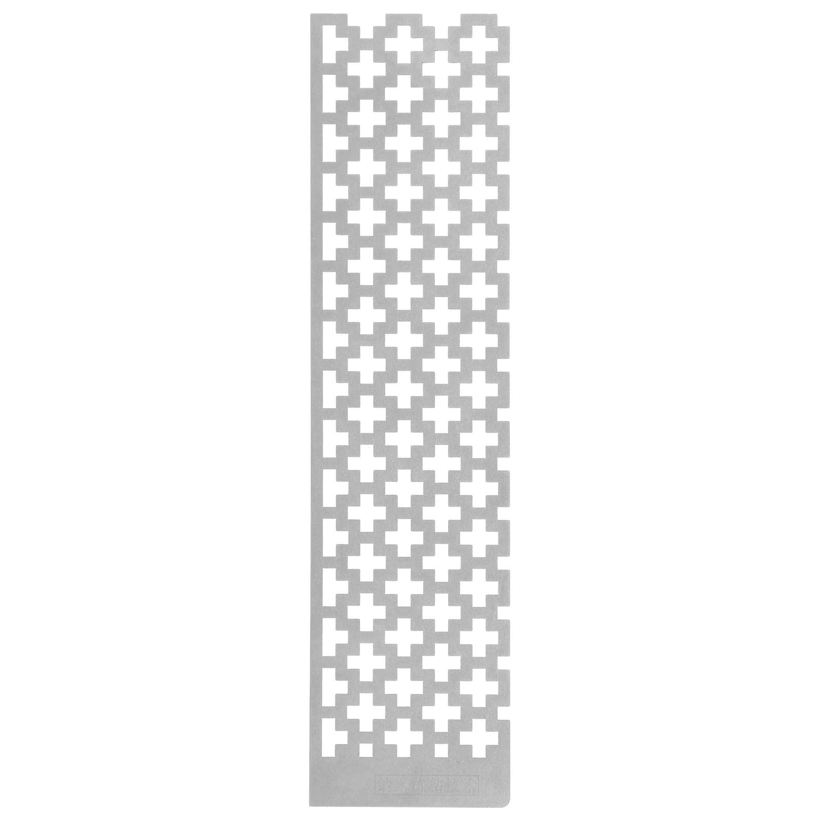 5D Diamond Painting Mesh Ruler with Blank Grids Stainless Steel Square DIY Paint Supplies 285 Hole