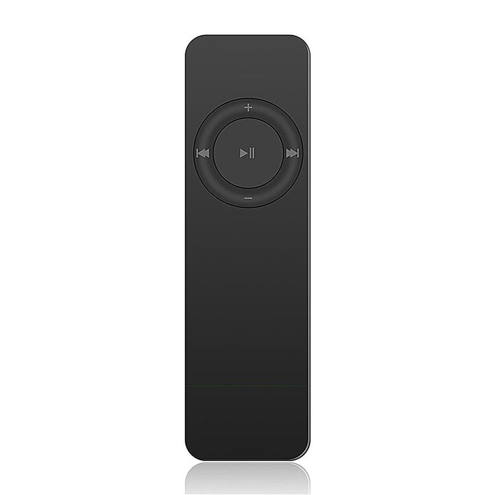 Portable MP3 Music Player with Clear Sound Quality TF Card Slot Rechargeable Lithium Battery black