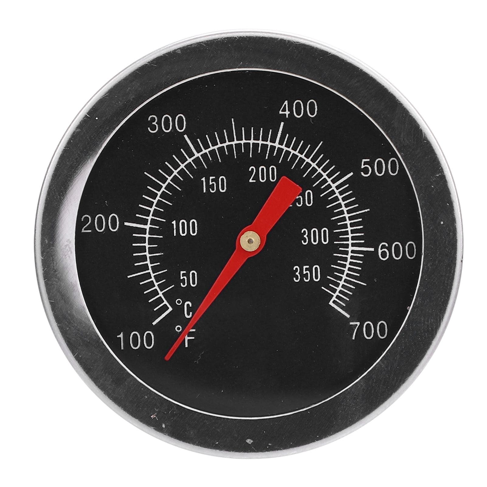 Oven Thermometer 52mm Large Dial M8 Thread Stainless Steel BBQ Grill Temperature Gauge for Cooking