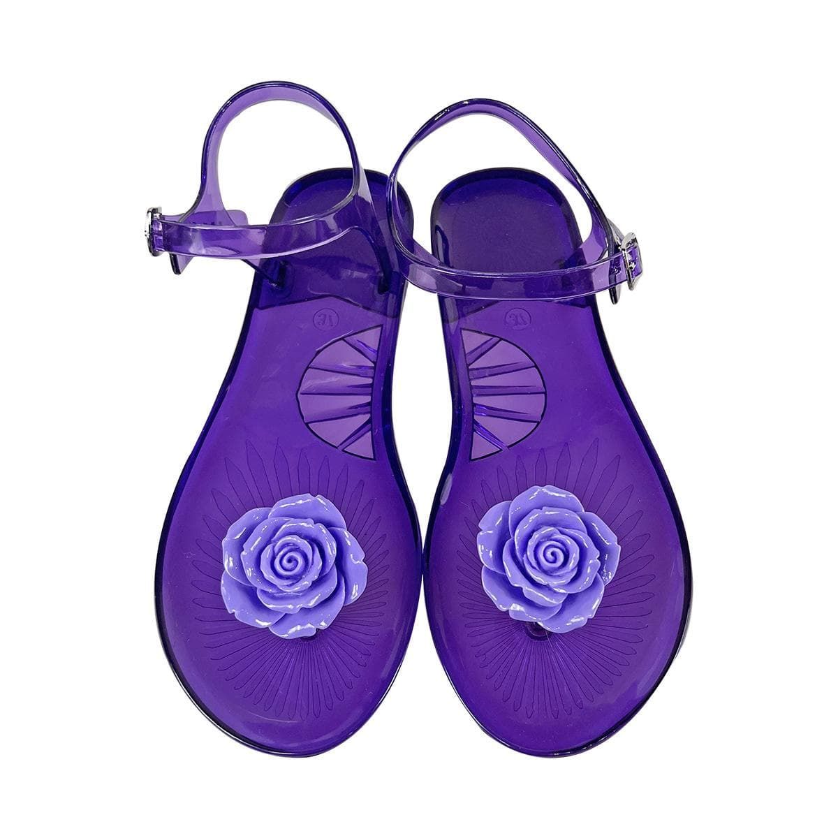 Women's Fruit Jelly Sandals –Clear Soft PVC Summer Slippers, Non-Slip Casual Beach Shoes, Transparent Lemon Sandals 42