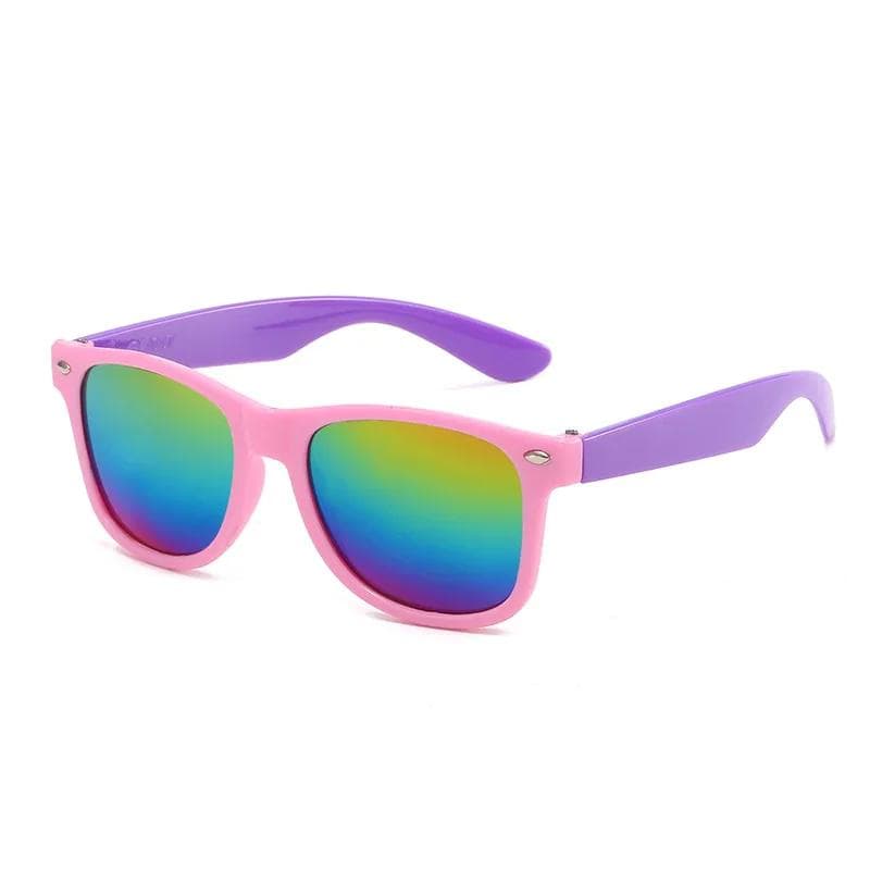 Kids UV400 Sunglasses Flexible Unbreakable Sun Glasses for Boys Girls Outdoor Eye Protection Fashion Eyewear As picture