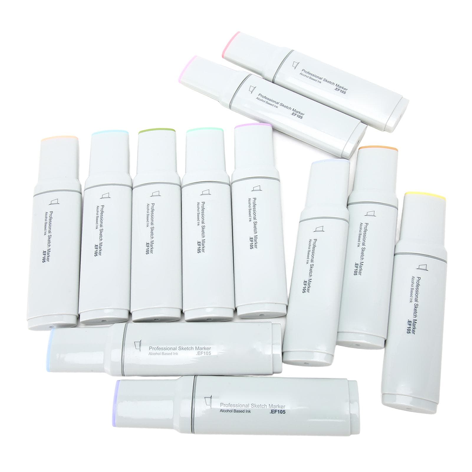 Wide Tip Markers Refillable Ink Even Inking Alcoholic Paint Marker for Paper Plastic Wood Glass