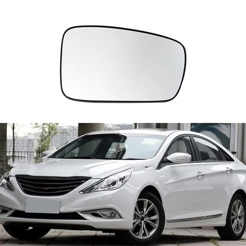 Right Side Mirror Glass Heated w/ Backing For Hyundai Sonata 8th 2011 2012 2013 2014