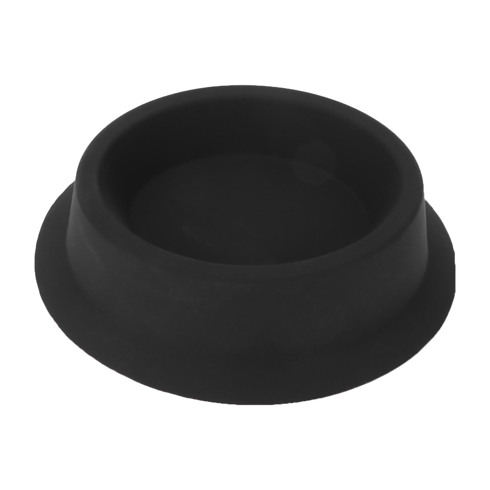 Silicone Shaving Bowl Home Hair Salon Portable Shaving Soap Cream Foaming Bowl (Black)