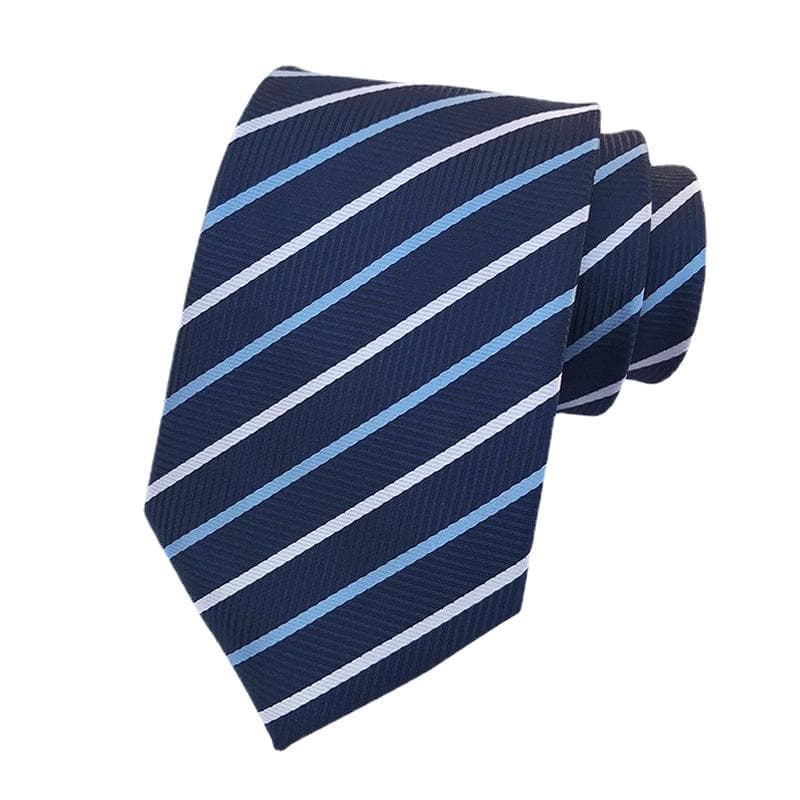 Striped Tie Men's Business Necktie for Work