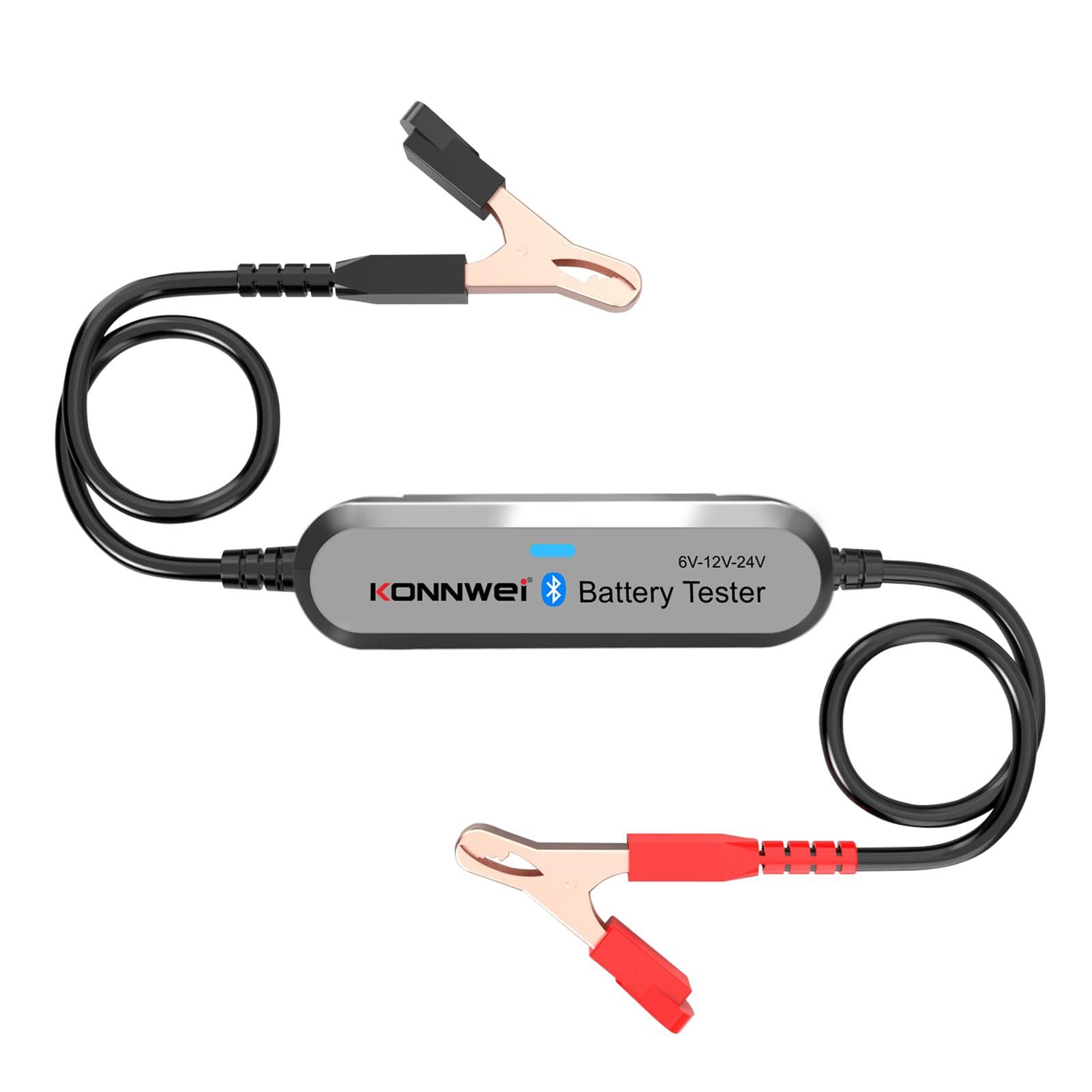 KONNWEI BK200 6V/12V/24V Car BT Battery Tester Battery Load Tester Internal Resistance Tester silver
