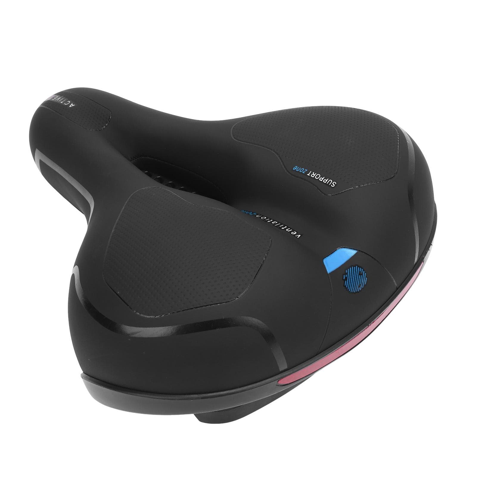 Cycling Seat with Night Reflective Strip Hollow Breathable Water Resistant Shock Absorbing