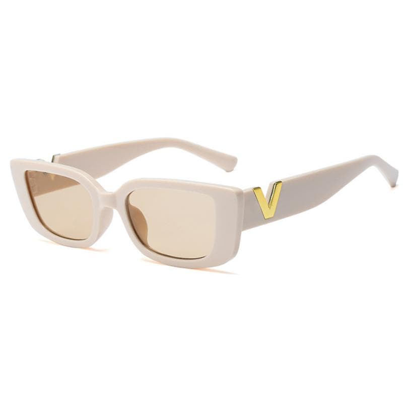 Women Luxury Vintage Rectangle Sunglasses Small Frame Classic Square Protective Glasses Oculos Sun Eyewear
