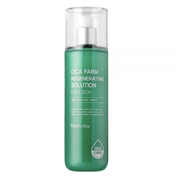 FARM STAY Cica Farm Regenerating Solution Toner 200ml # Emulsion 200ml x 1pcs