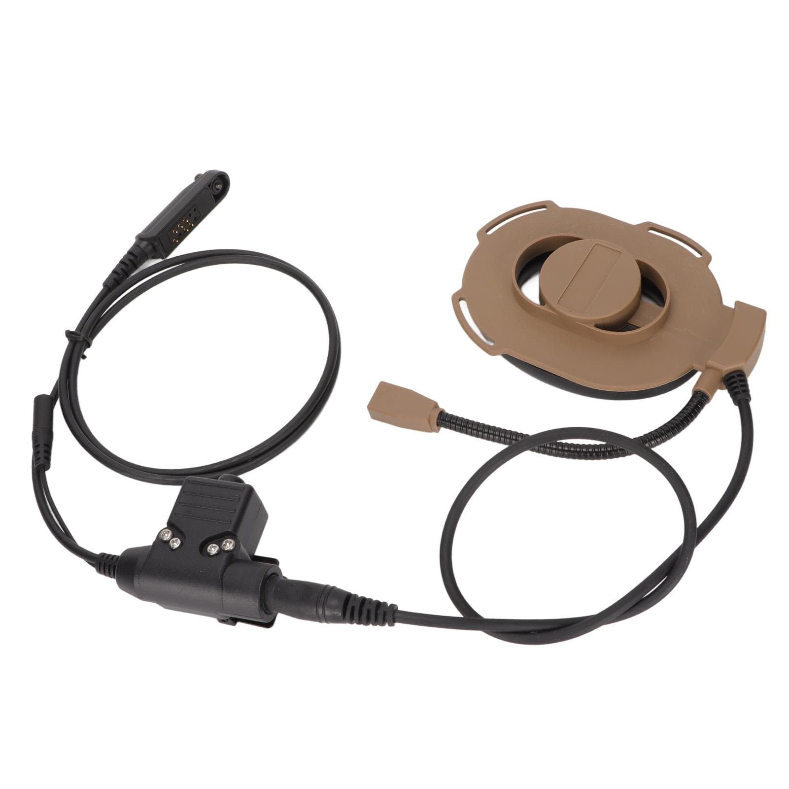 HD01 Motorcycle Unilateral Headset +U94 PTT Noise Cancellation Comfortable Military Earpiece for