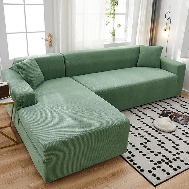 Thick Sofa Cover Printed Elastic Sofa Slipcover For Living Room Corner Sofa L Shape Couch Cover Home Decor 1 /2 /3 /4 -Seater 2-seat 145-185cm