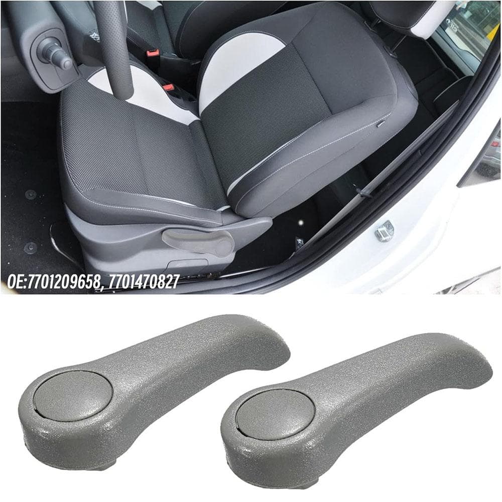 1Pair Seat Recliner Adjustment Lever Pull Handle For Renault Clio MK2 Twingo MK1
