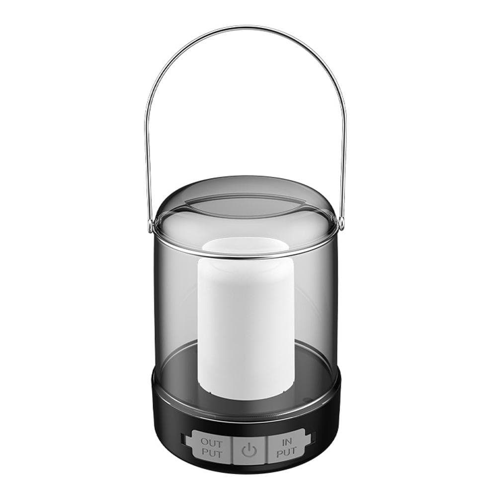 Portable Camping Light Multifunctional Outdoor Night Lights Type-C Charging and USB Output 2pcs batteries multicolour