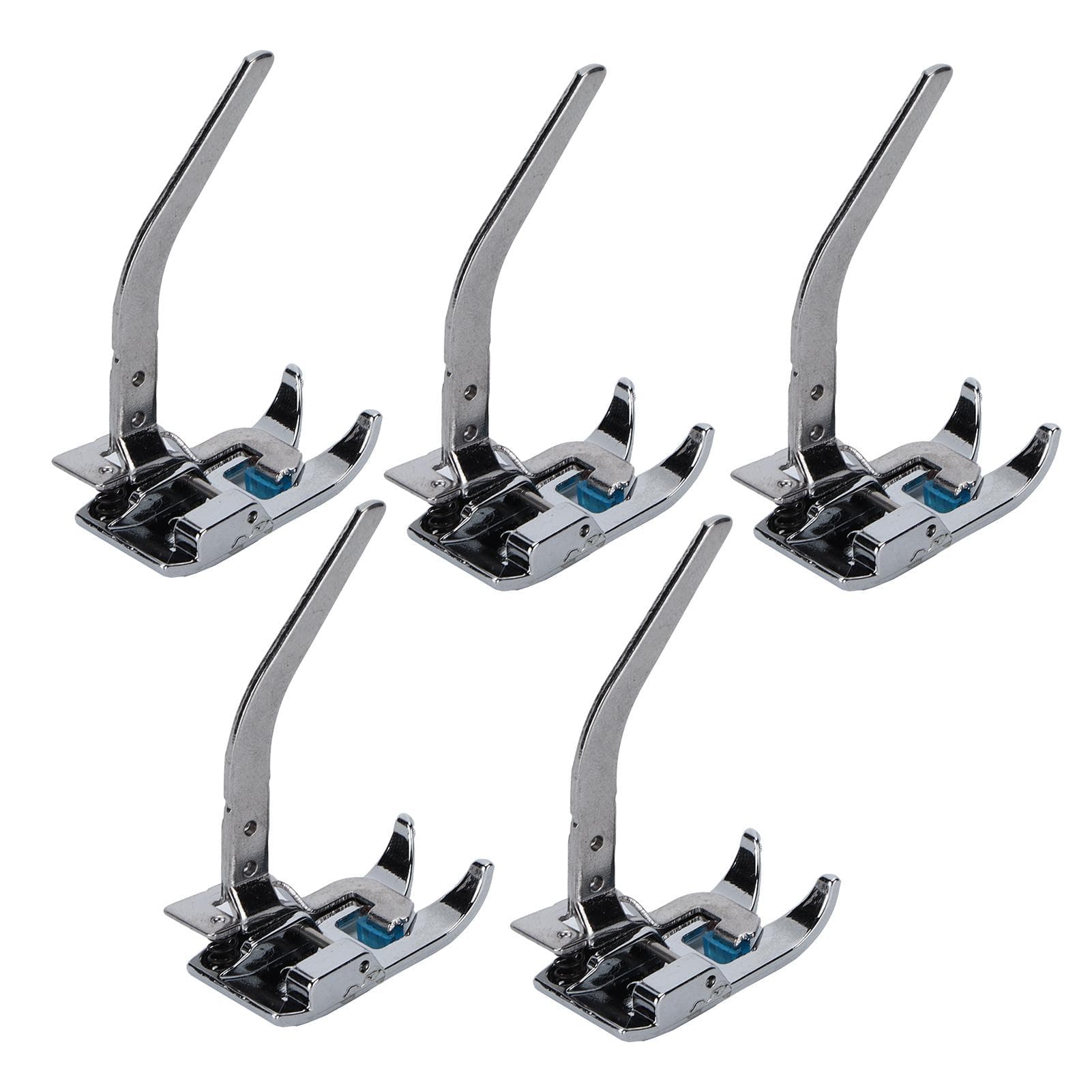 5Pcs Knit Presser Foot Household Sewing Machine Accessories for Light Thin Elastic Fabrics