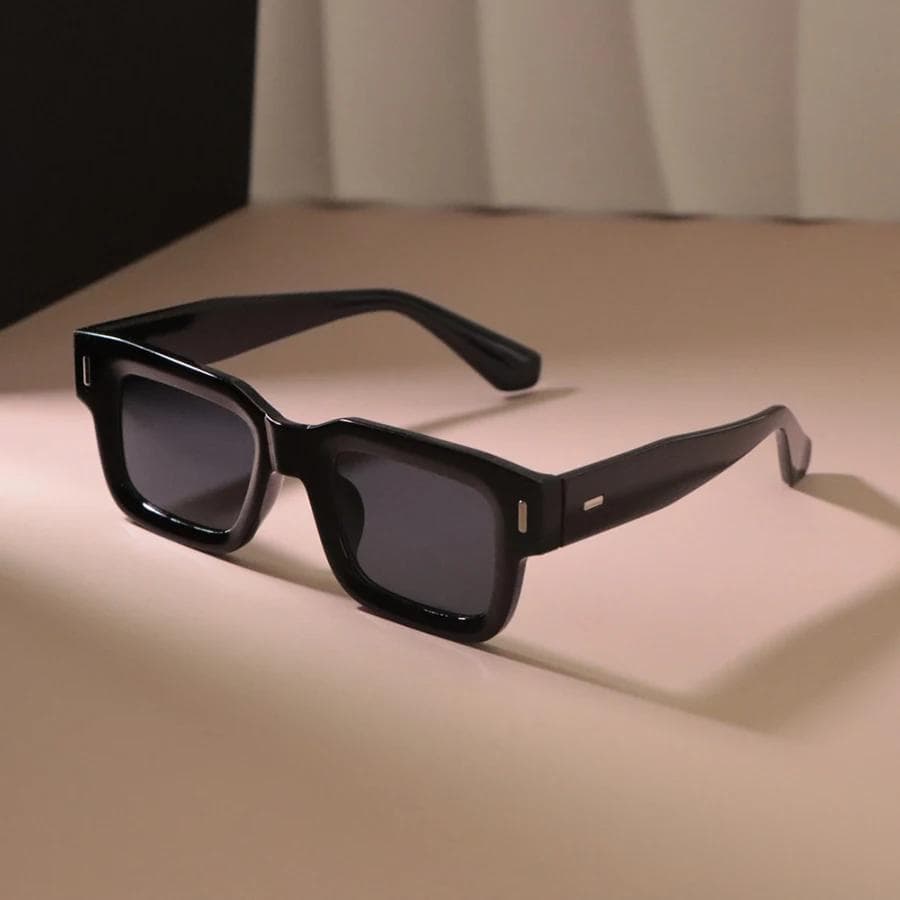 Square Vintage Sunglasses for Women Men Retro Sun Glasses Fashion Designer Mirror Frame Punk Oculos De Sol Outdoor Other
