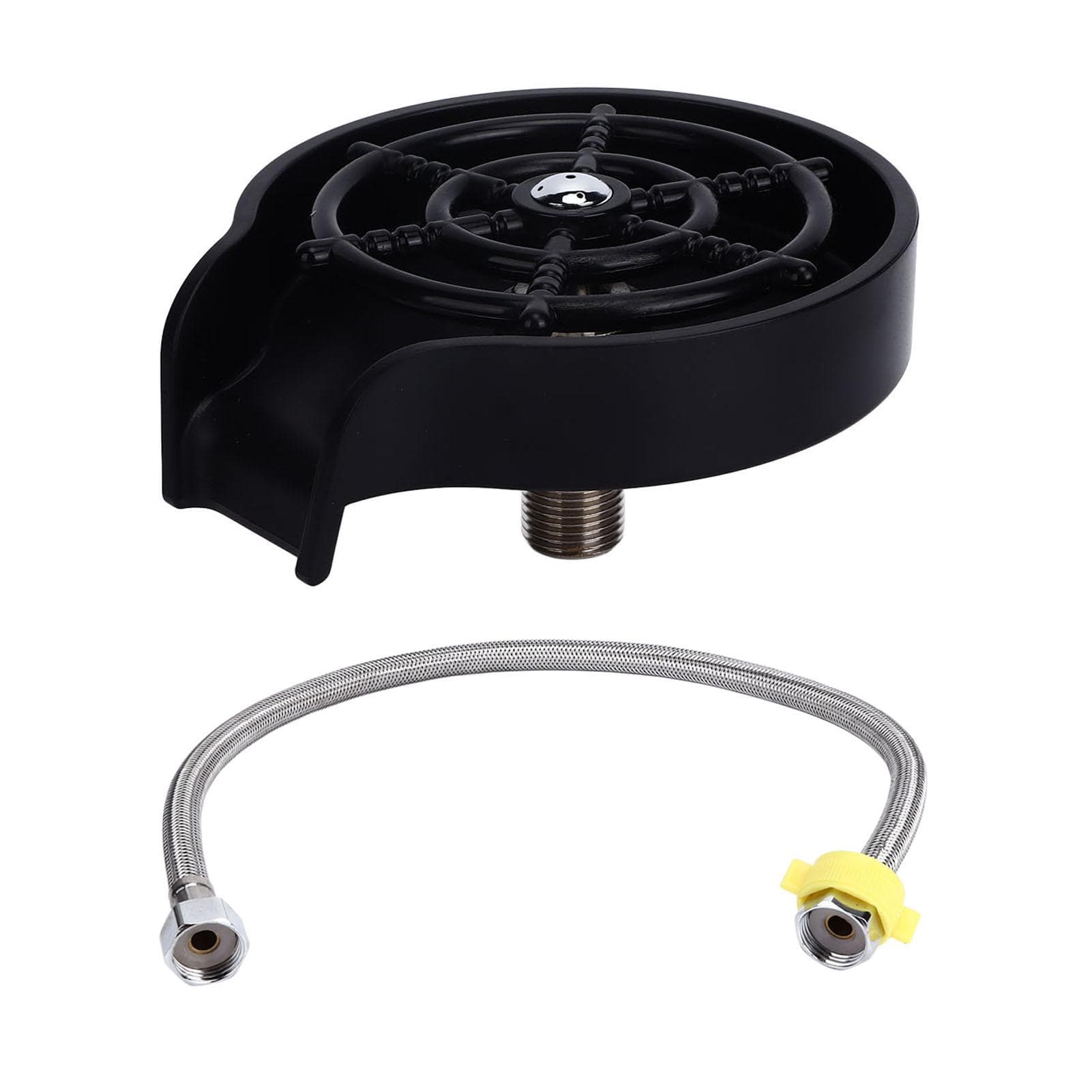 Cup Washer G1/2 Interface Quick Cleaning Detachable Kitchen Hotel Bar Wash Basin Press Glass Rinser