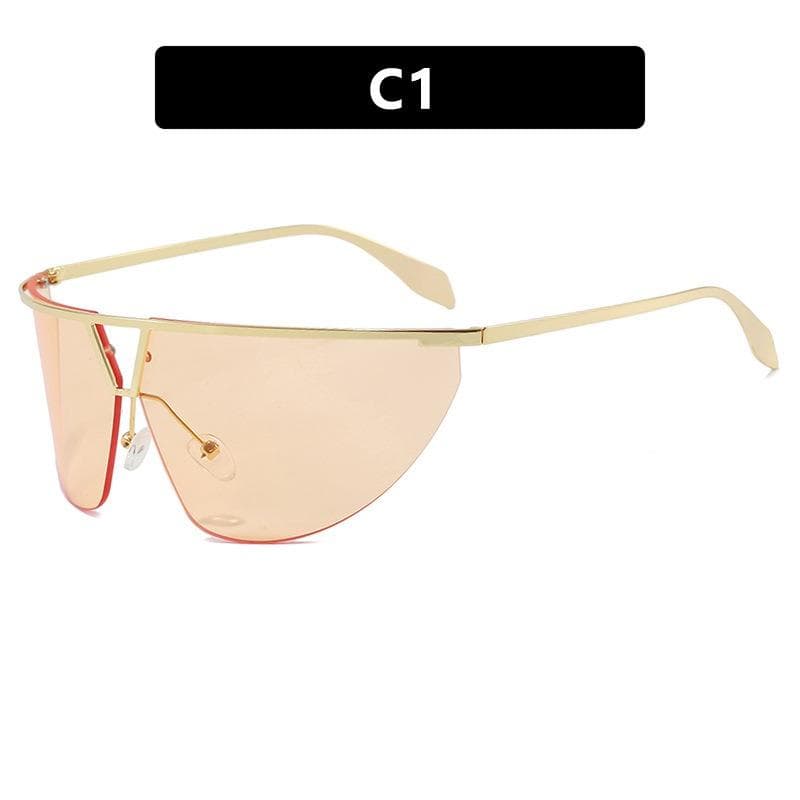 New Ins Exaggerated Sunglasses Women UV Protection Trendy Internet Celebrity Same Style Fashion Sunglasses