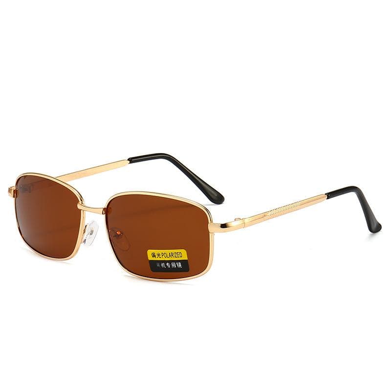 Vintage Men Driving Sunglasses UV400 Protection Outdoor Sports Cycling Sun Glasses for Women Men UV Protective Eyewear As shown in the figu